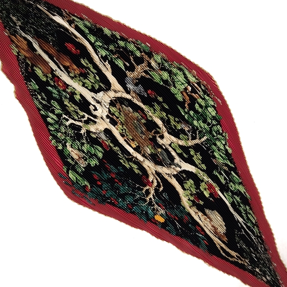 EUC Rare Hermès Plisse Silk Scarf - Picture 4 of 7